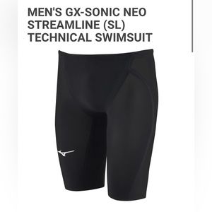 MIZUNO Swimsuit Men GX-SONIC Swimsuit Black